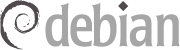 Debian Logo Grey Color
